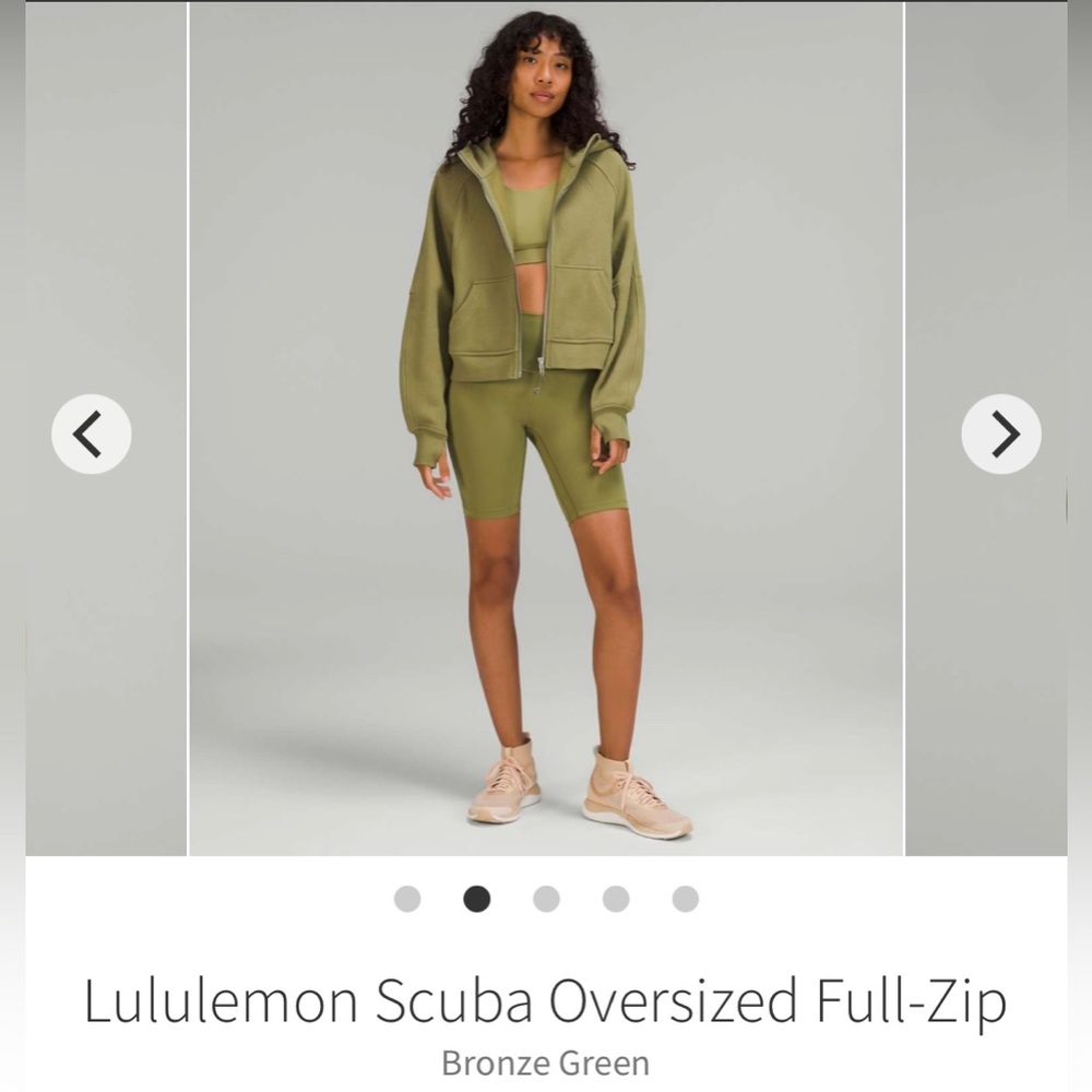 Lululemon Oversized Scuba Full Zip